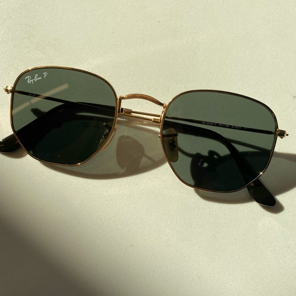 Ray Ban Hexagonal Flat Sunglasses